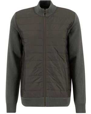 Barbour Hybrid Jumper - Grey