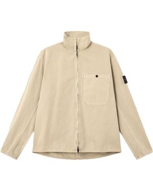 Stone Island S0184 Funnel Neck Shirt - Natural