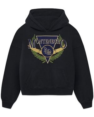 Rhude Montenegro Hoodie - Black