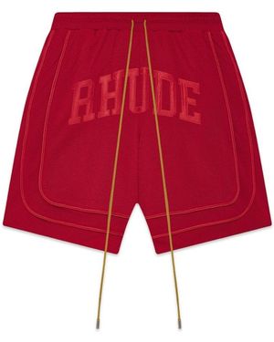 Rhude BAGGY Mesh Shorts - Red