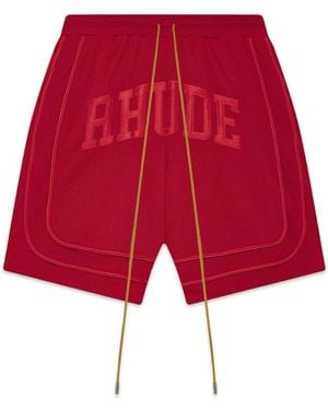Rhude BAGGY Mesh Shorts - Red