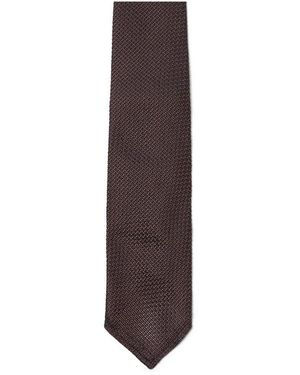 DSquared² Jacquard Tie - White