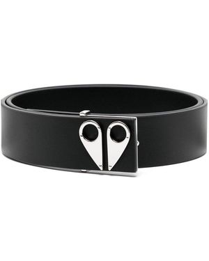Moose Knuckles Logo Icon Belt - Black