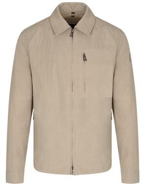 Belstaff Grid Overshirt - Natural