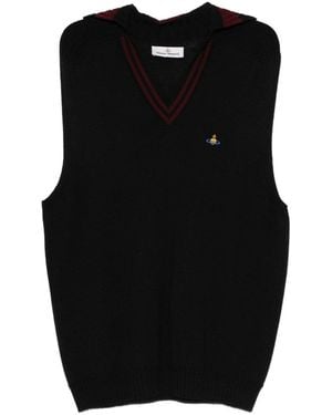 Vivienne Westwood Fisherman Knitted Vest - Black