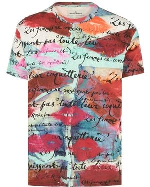Vivienne Westwood Kisses Classic T Shirt - Red