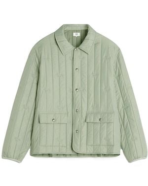 MAISON KITSUNE PARIS Quilted Blouson - Green