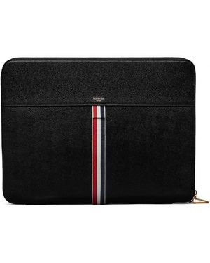 Thom Browne Zip Around Folio - Black