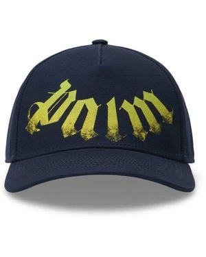 Palm Angels Big Neck Logo Cap - Blue