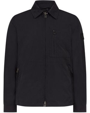 Belstaff Grid Overshirt - Blue