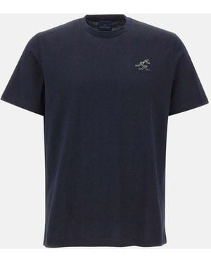 Paul & Shark Aqua Touch Cotton T Shirt - Blue