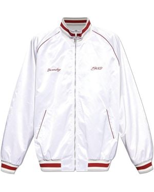 Givenchy Bomber Jacket With Logo - White