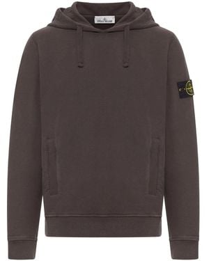 Stone Island S0a20 Pullover Hooded Top - Grey