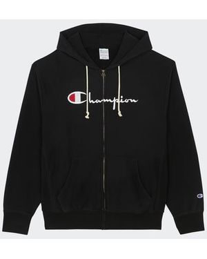 Champion Hoodie Zippé - Noir