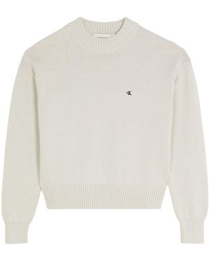 Calvin Klein Pull - Blanc