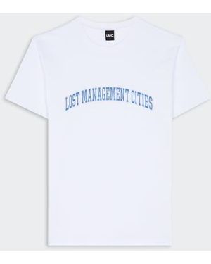 Lost Management Cities T-Shirt - Blanc
