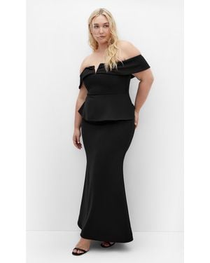 City Chic Plus Size Stella Maxi Dress - Black