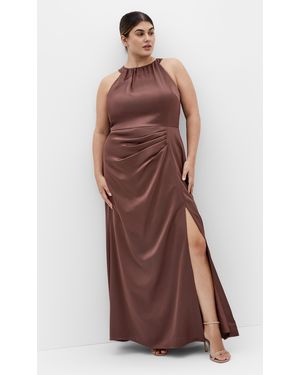 City Chic Plus Size Celina Maxi Raisin Dress - Multicolor