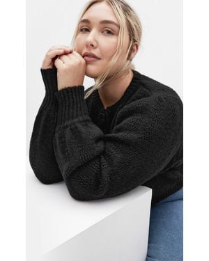 City Chic Plus Size Rosie Cardigan Sweater - Black