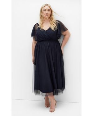 City Chic Plus Size Elina Maxi Dress - Blue
