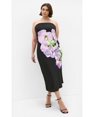 City Chic Plus Size Maxi Dress Amari Prt/Xxxs - Multicolor
