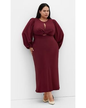 City Chic Plus Size Ines Dress - Red
