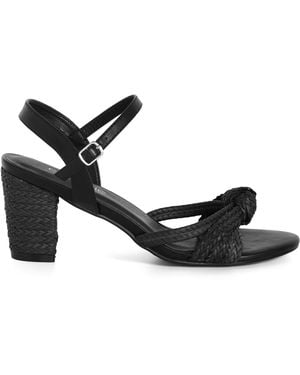 City Chic Plus Size Wide Fit Freedom Heel Shoes - Black