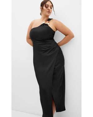 City Chic Plus Size Dress Jorja/3Xs - Black