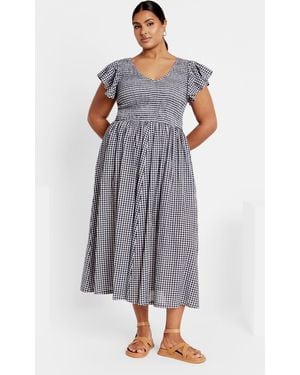 City Chic Plus Size Charley Dress - Multicolor