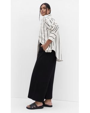 City Chic Plus Size Peyton Ponte Pants - White