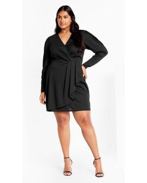 City Chic Plus Size Hayley Dress - Black