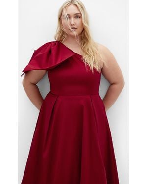 City Chic Plus Size Maxi Dress Captivate/3Xs - Red