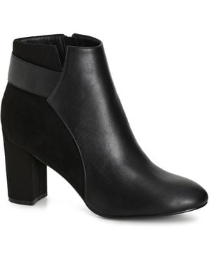 City Chic Plus Size Wide Fit Jax Ankle Boot - Black