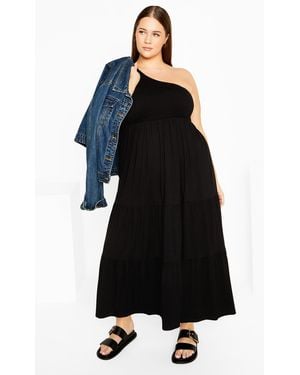 City Chic Plus Size Dress Darcy - Black