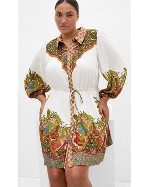 City Chic Plus Size Dress Fools Mini/3Xs - Multicolor