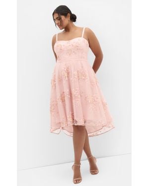 city chic embroidered tulle maxi dress Women's Plus Size Sweetheart Tulle Maxi Coconut Dress