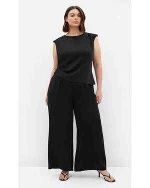 City Chic Plus Size Pants Jett S/3Xs - Black