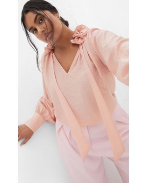 City Chic Plus Size Antoinette Top - Pink