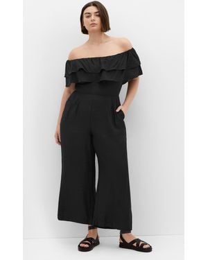 City Chic Plus Size Poppy Jumpsuit - Black