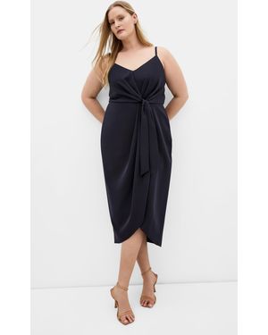City Chic Plus Size Love Affair Midi Dress - Black