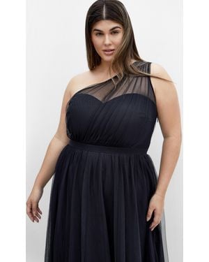city chic embroidered tulle maxi dress City Chic Trendy Plus Size Embroidered Dolce Maxi Dress