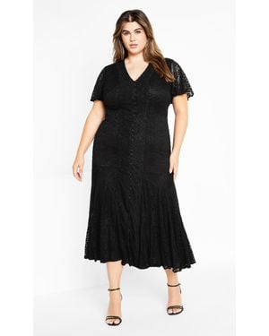 chinese dress ladies Baltic Born Womens Gloria Lace Maxi Dress | Black main image 0