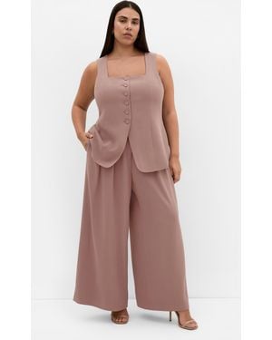 City Chic Plus Size Pants Abbie - Multicolor