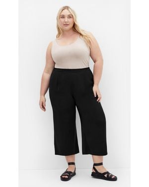 City Chic Plus Size Brigitta Crop Pants - Black