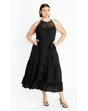 City Chic Plus Size Alessia Dress - Black