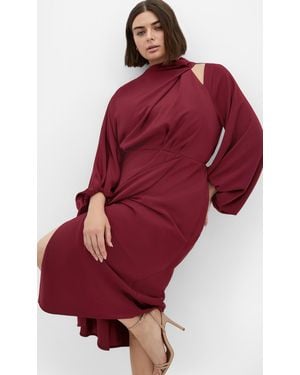 City Chic Plus Size Jaylee Dress - Red