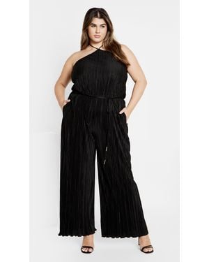 City Chic Plus Size Kira Jumpsuit - Black