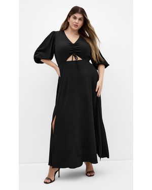 City Chic Plus Size Ana V-Neck Tier Dress | Lyst