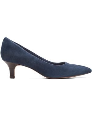 Clarks Shondrah Jade Suede Shoes - Blue