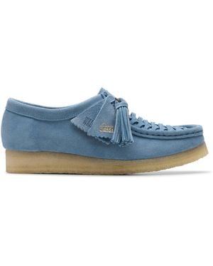 Clarks Wallabee Weave Powder Sde Shoes - Blue